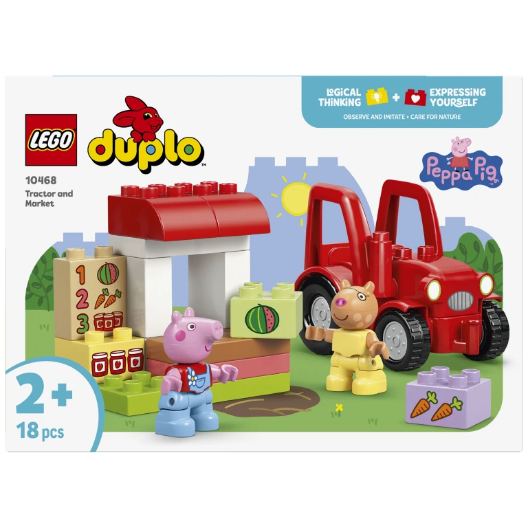 LEGO Duplo Peppa Pig Tractor en Marktkraam - 1 stuk