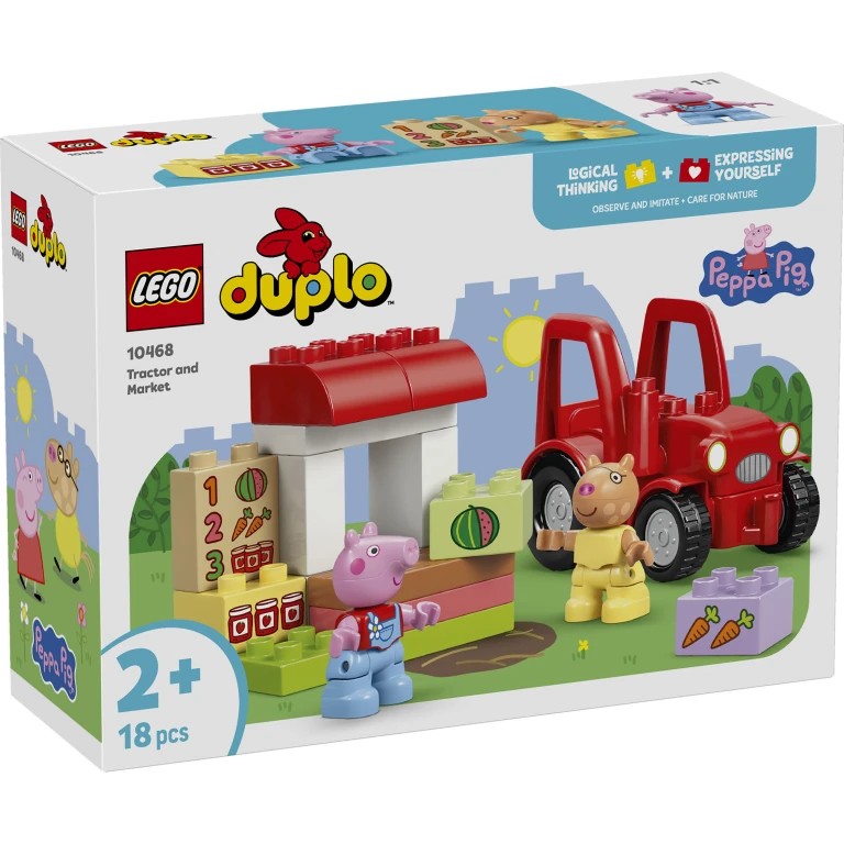 LEGO Duplo Peppa Pig Tractor en Marktkraam - 1 stuk