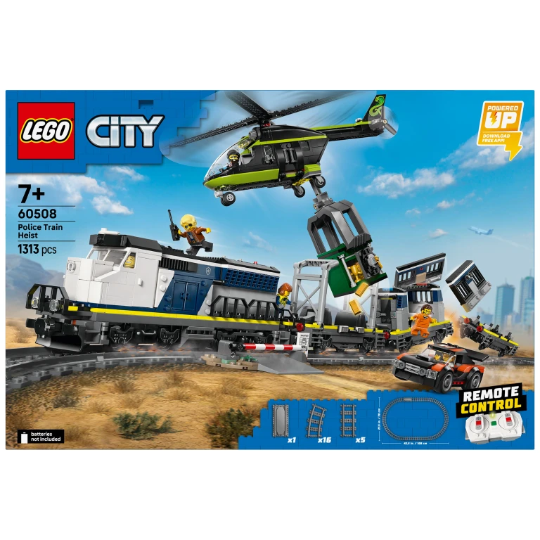 LEGO City Treinset Overval op Politietrein 60508 - 1 stuk