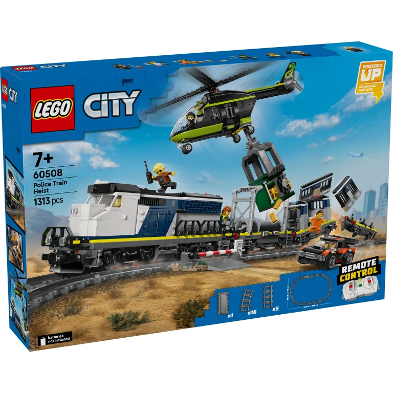 LEGO City Treinset Overval op Politietrein 60508 - 1 stuk