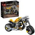 LEGO Technic Gele Motorfiets - 1 stuk