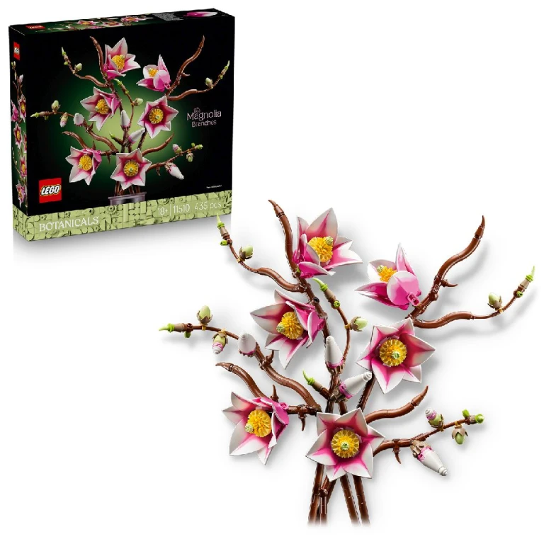 Lego Botanicals Magnoliatakken Bouwset - 1 stuk