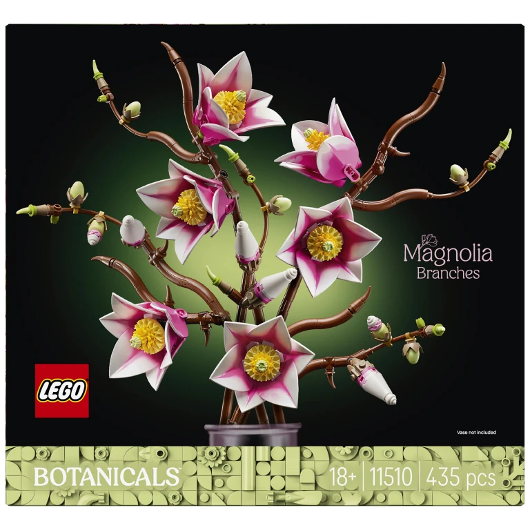 Lego Botanicals Magnoliatakken Bouwset - 1 stuk