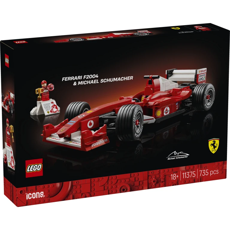 Lego Icons Ferrari F2004 Michael Schumacher Raceauto - 1 stuk