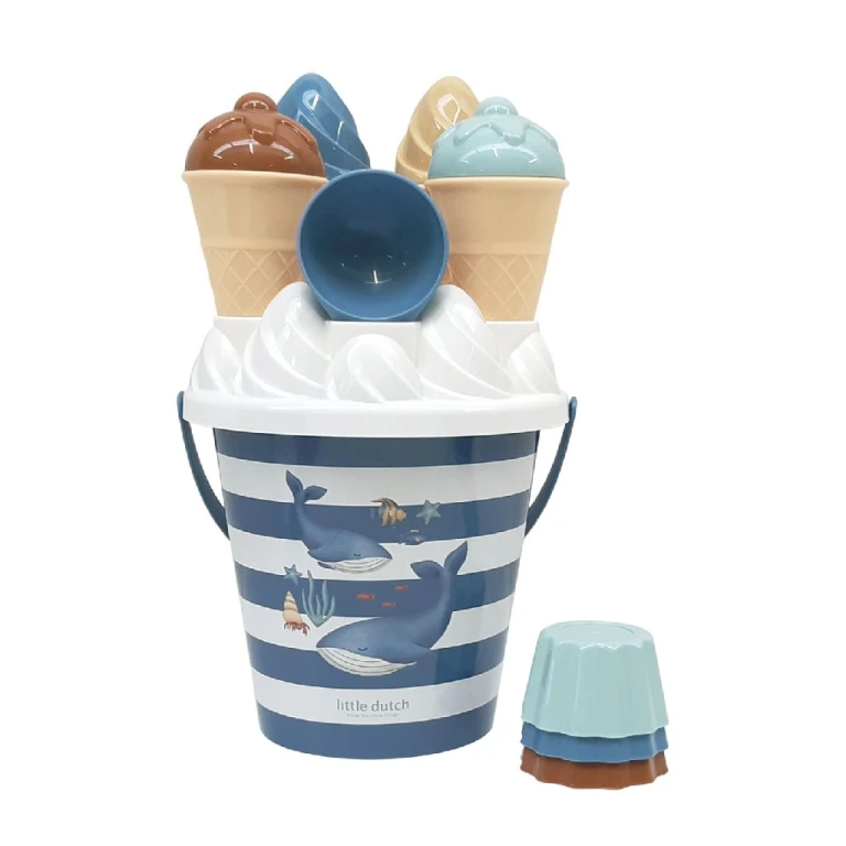 Little Dutch Ocean World IJsjes Emmerset - 14 delig - Blauw