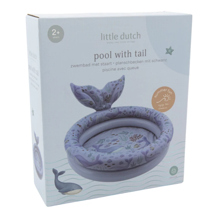 Little Dutch Ocean World Kinderzwembad 80cm met Staart - 1 stuk