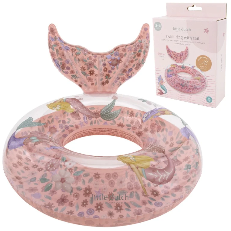 Little Dutch Dreamy Mermaid Zwemring met Staart 91 cm - 1 stuk