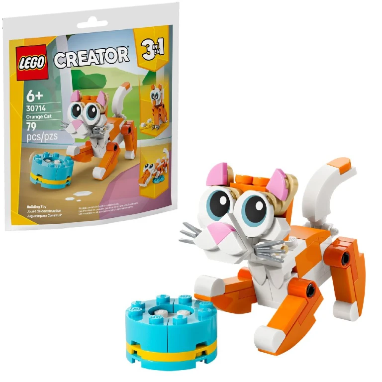 LEGO Creator 3-in-1 Oranje Kat Bouwset - 1 stuk