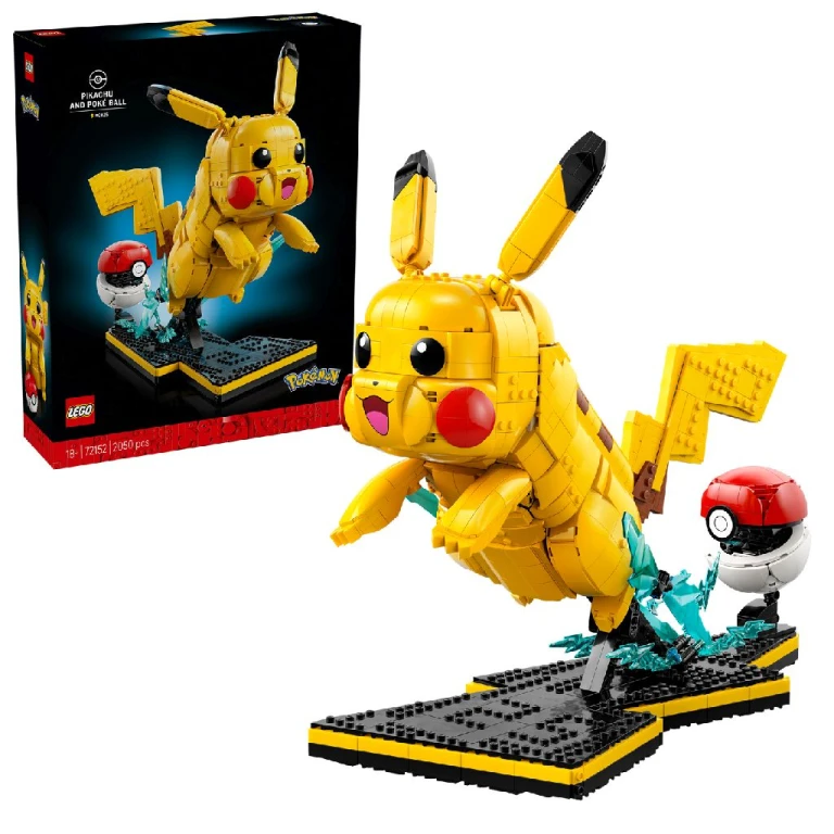 LEGO Pokémon Bouwset Pikachu en Pokéball - 1 stuk