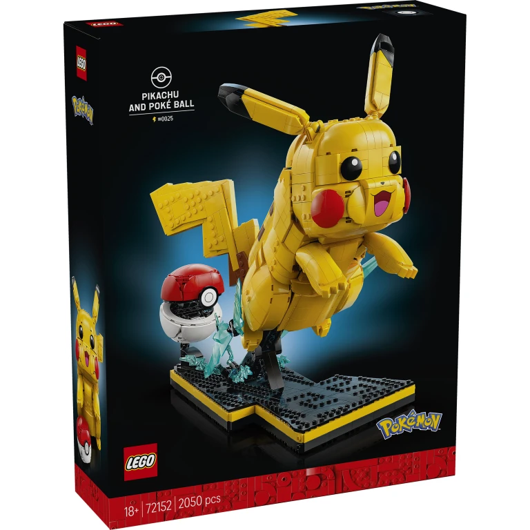 LEGO Pokémon Bouwset Pikachu en Pokéball - 1 stuk
