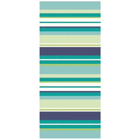 Strandlaken Pinstripe 70x140cm Groen