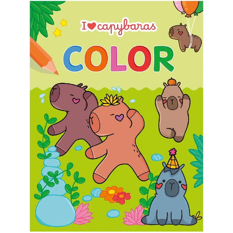 Deltas Kleurboek I Love Capybaras 1 stuk