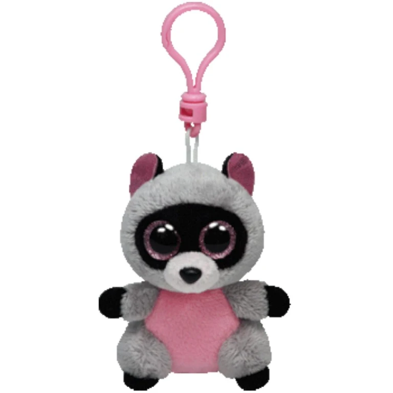Knuffel Wasbeer Rocco Grijs 7cm