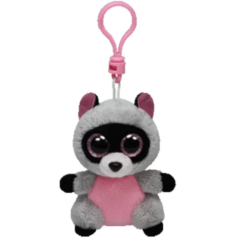 Ty Beanie Boo Clip Rocco Racoon 7cm
