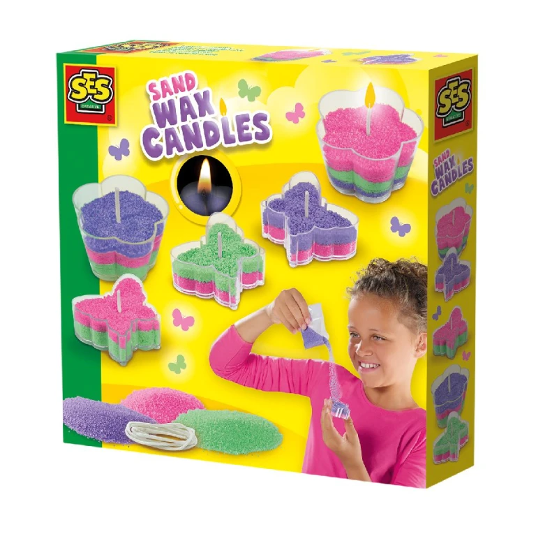 SES Zand Was Kaarsen Knutselset - 1 stuk