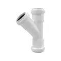 Merkloos PVC y-stuk 40mm 45° manchet 1 stuk