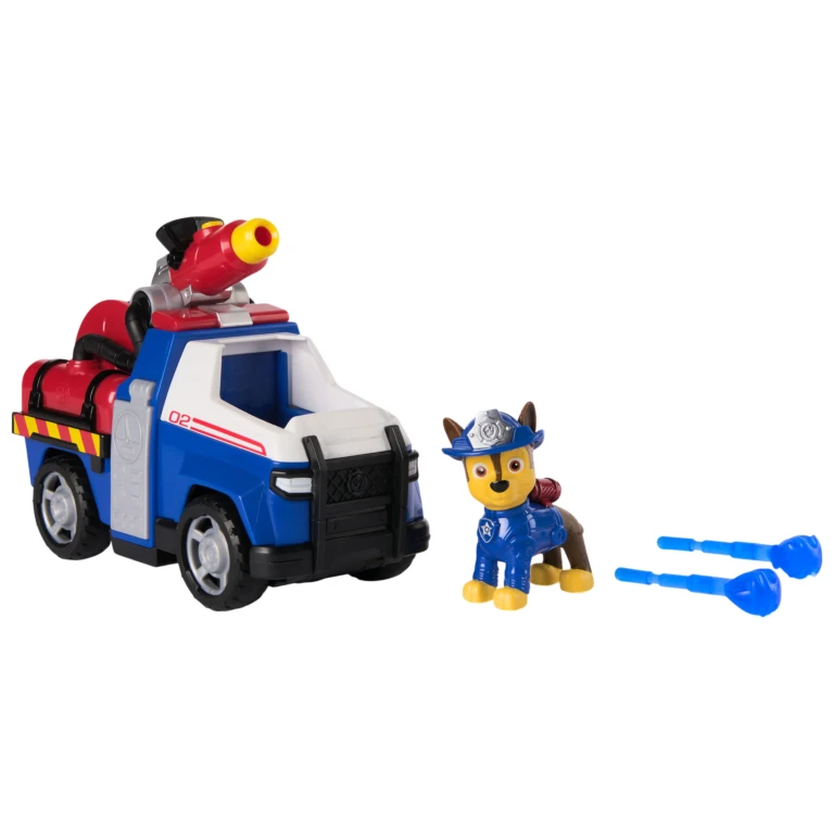 Paw Patrol Fire Rescue Vehicle Chase brandweerwagen set van 4
