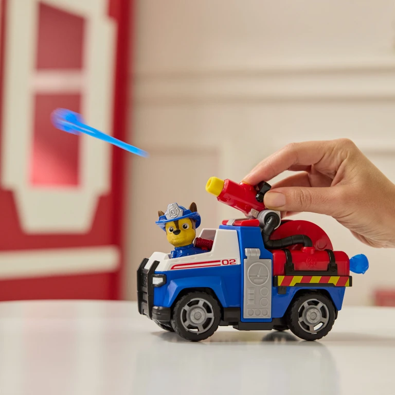 Paw Patrol Fire Rescue Vehicle Chase brandweerwagen set van 4