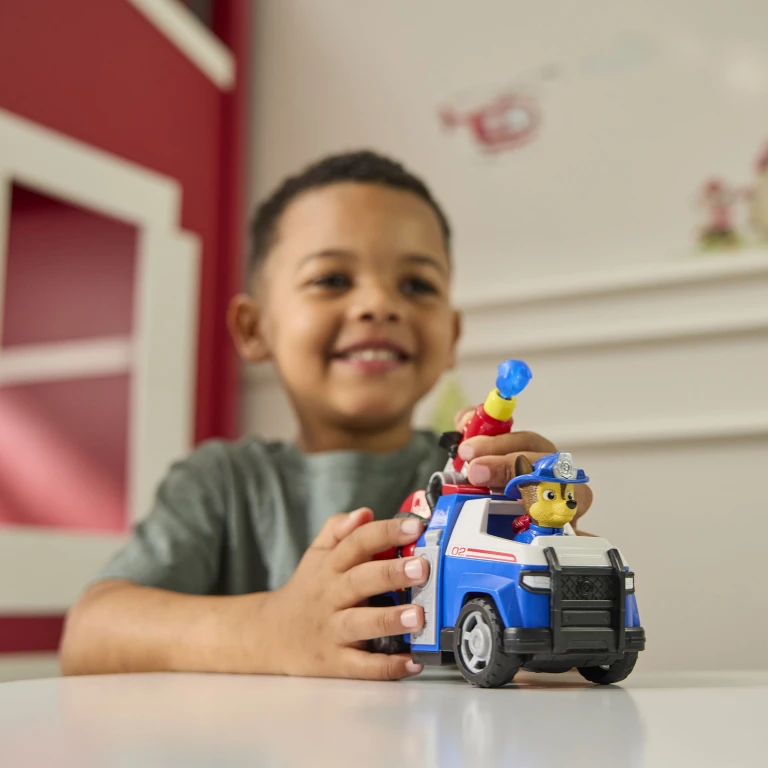 Paw Patrol Fire Rescue Vehicle Chase brandweerwagen set van 4
