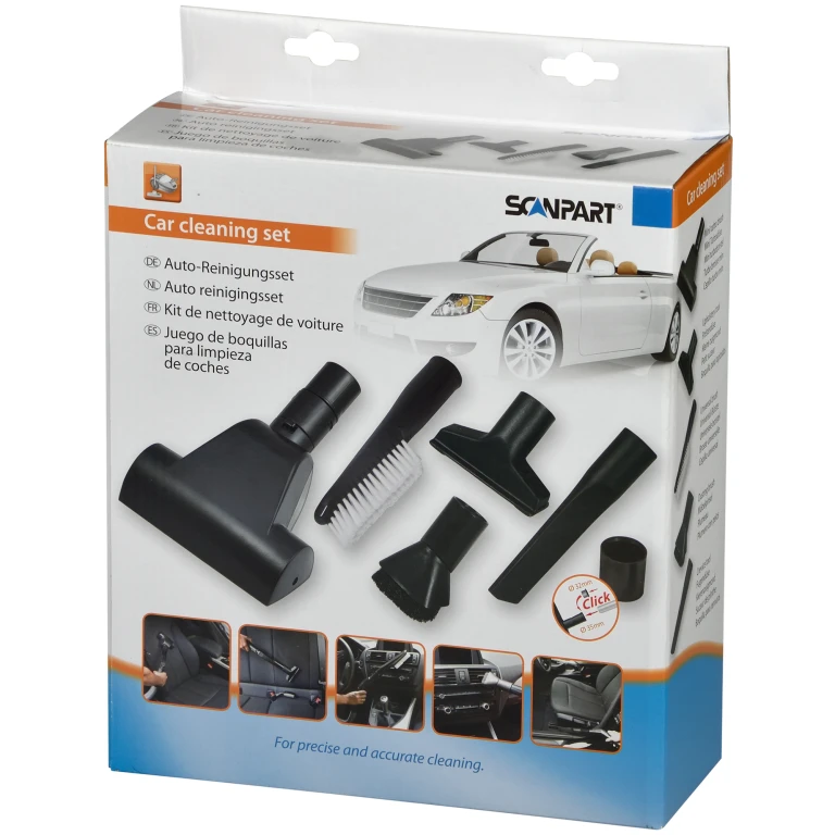 Scanpart Auto Reinigingsset 32+35mm Zwart