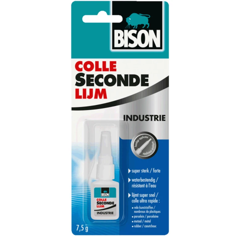 Bison Secondelijm 7.5ml Transparant