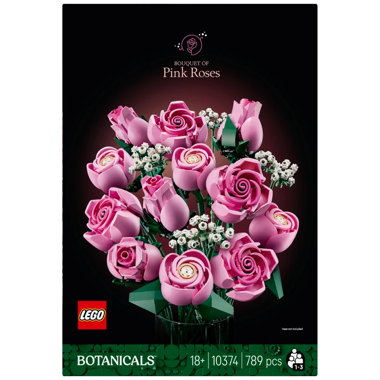 Lego Botanicals Roze Rozenboeket - 1 stuk