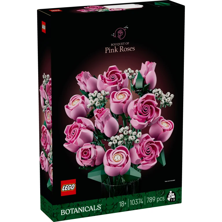 Lego Botanicals Roze Rozenboeket - 1 stuk