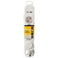 Stekkerdoos 3 Weg Wit 140cm Aan/Uit + USB A+C