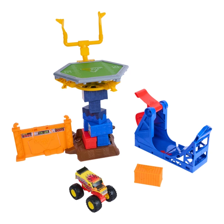 Monster Jam 1:64 Smash And Bash Crash Course RC-set (1 stuk)