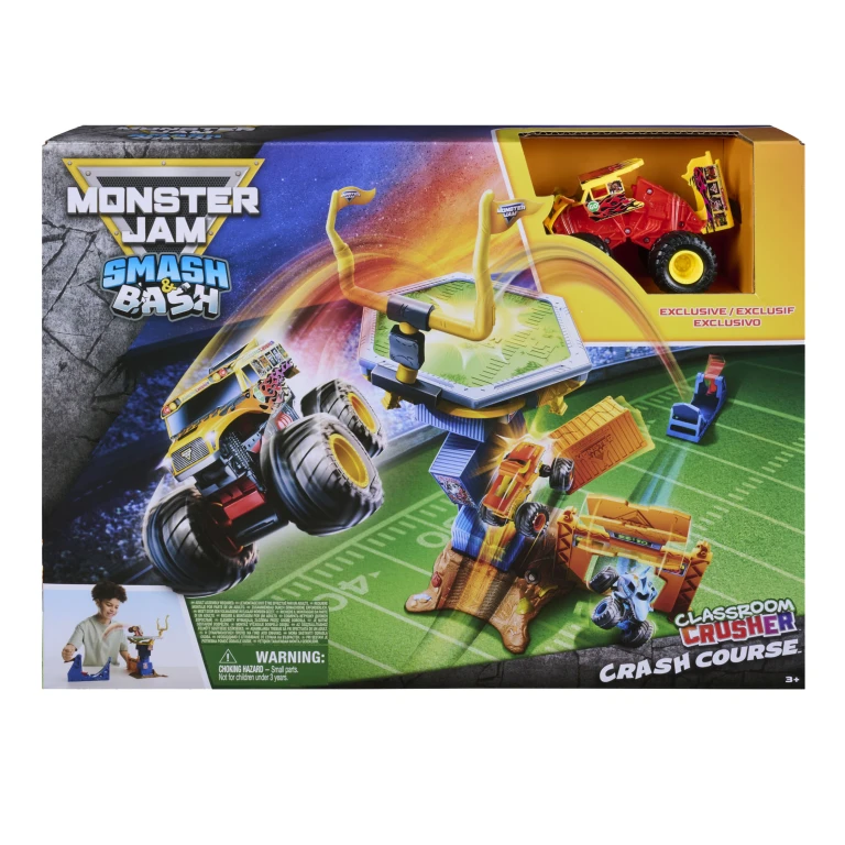 Monster Jam 1:64 Smash And Bash Crash Course RC-set (1 stuk)