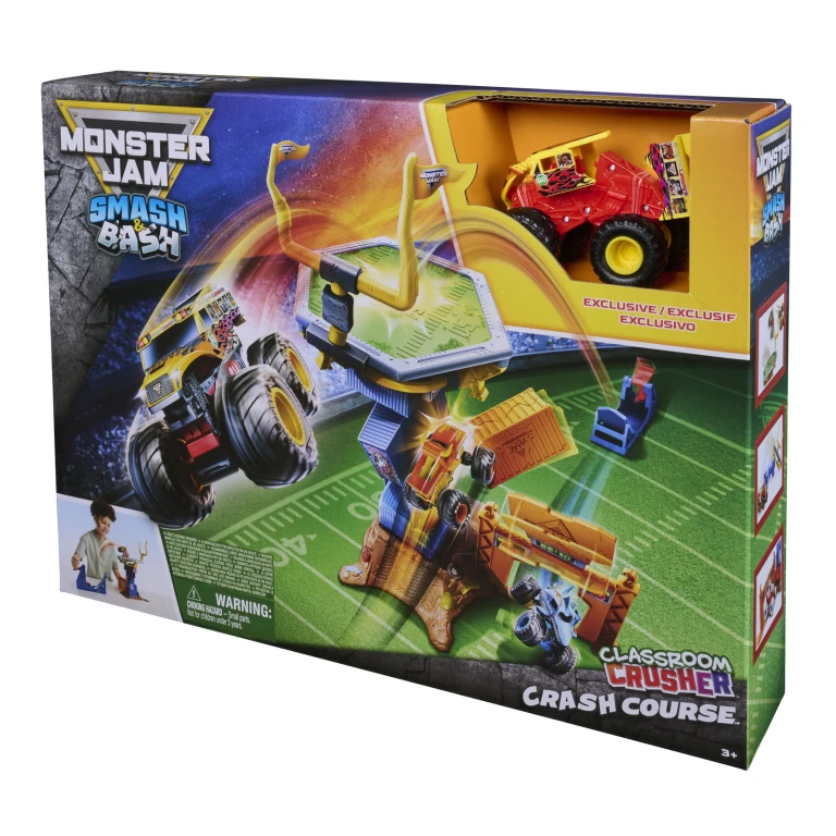 Monster Jam 1:64 Smash And Bash Crash Course RC-set (1 stuk)