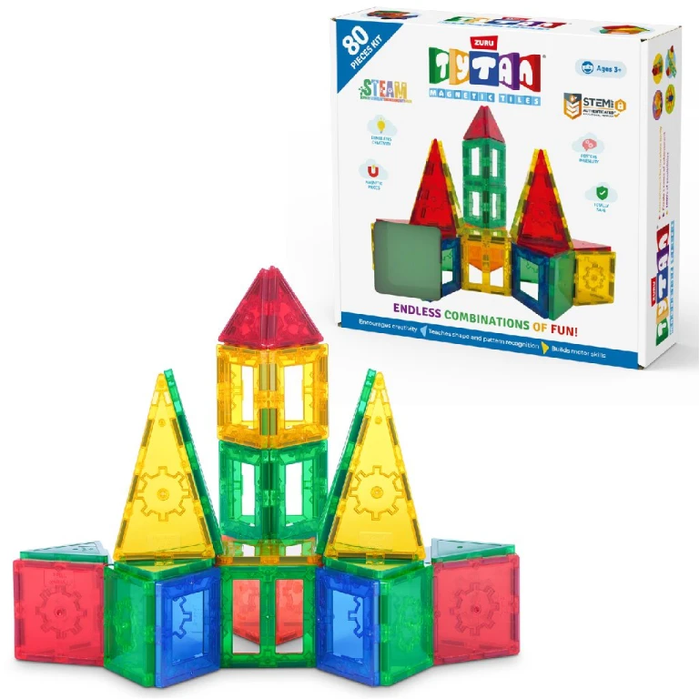 Tytan Magnetische Tegels Bouwset 80 stuks