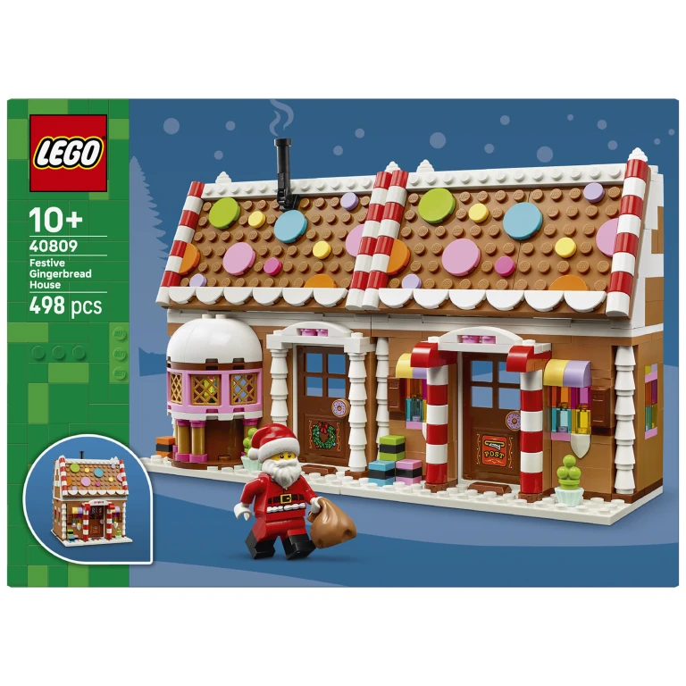 LEGO Bouwset Winters Peperkoekhuisje 40809 - 1 stuk