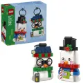 LEGO Kerstversiering Sneeuwpopornamenten Set van 2