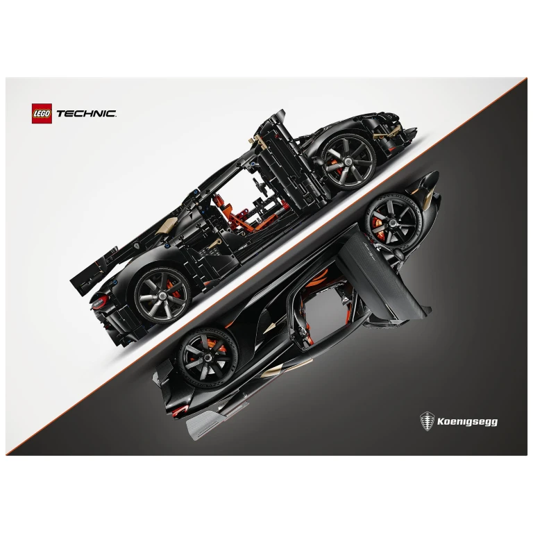 LEGO Technic Koenigsegg Sadair's Spear Modelauto 1 stuk