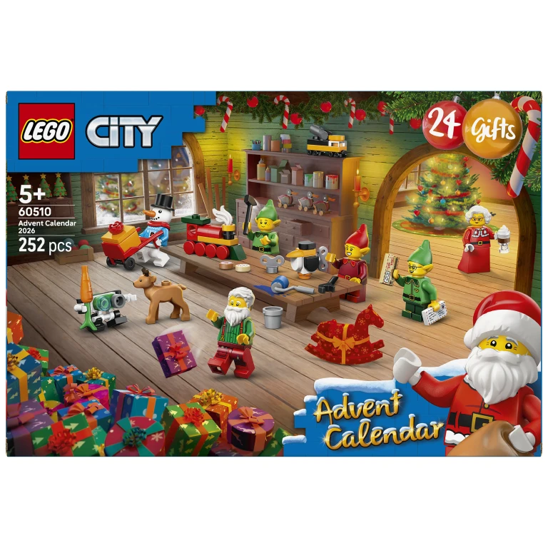 LEGO City Adventskalender 2026 - Set van 24 verrassingen