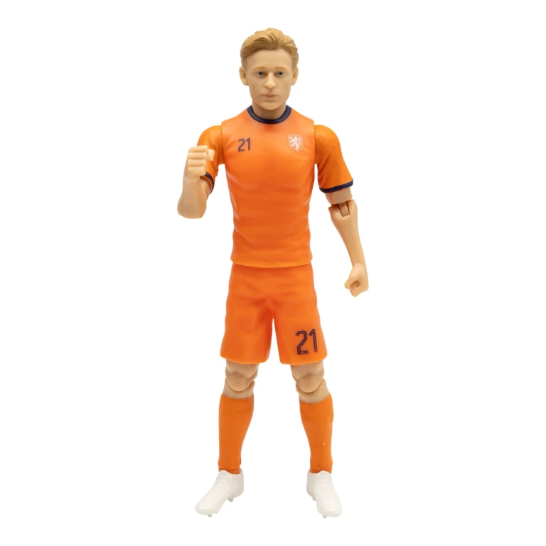 Socker Voetbal actiefiguur Frenkie De Jong 20cm - 1 stuk