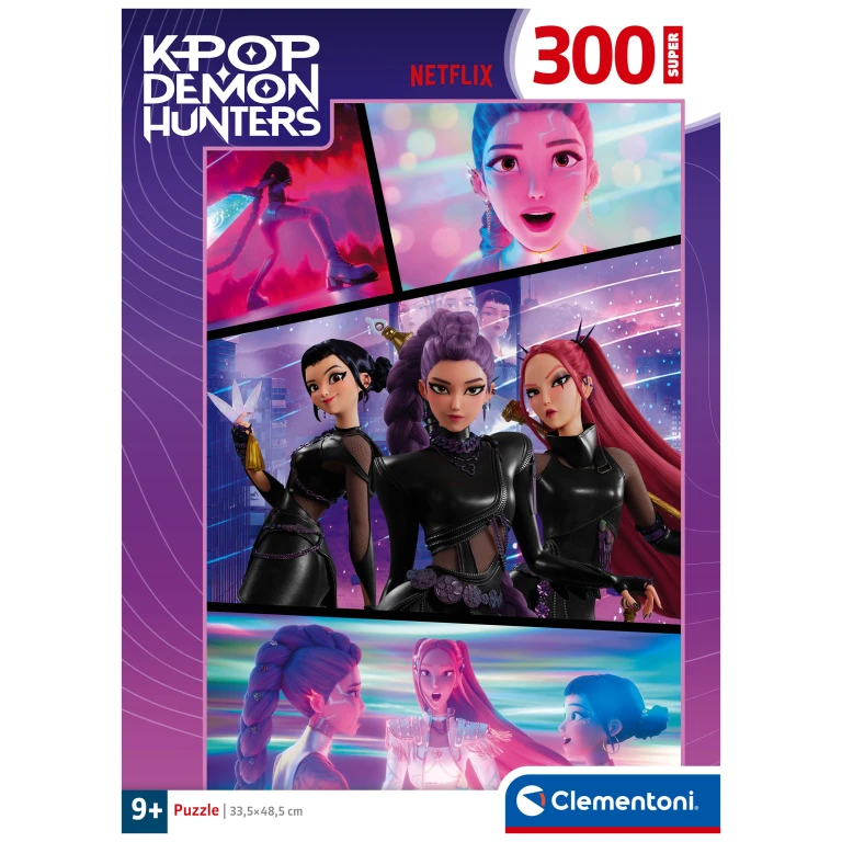 Clementoni K-Pop Demon Hunters Legpuzzel - 300 stukjes - 1 stuk
