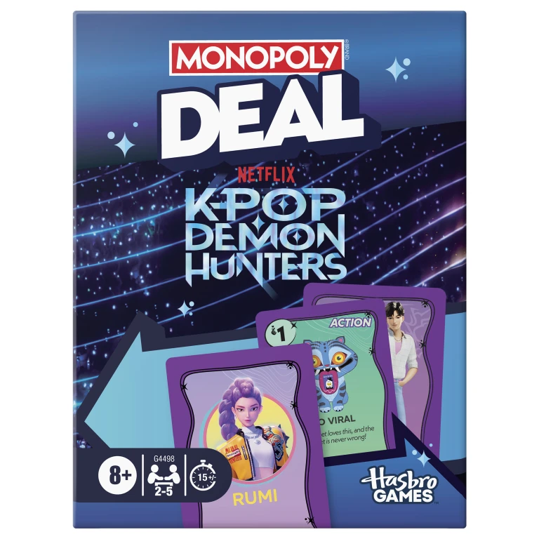 Monopoly Deal K-Pop Demon Hunters kaartspel - 1 stuk