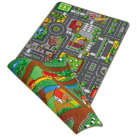 Speelkleed Duo City/Farm 67x100cm