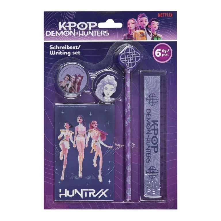 K-Pop Demon Hunters schrijfset - 1 stuk