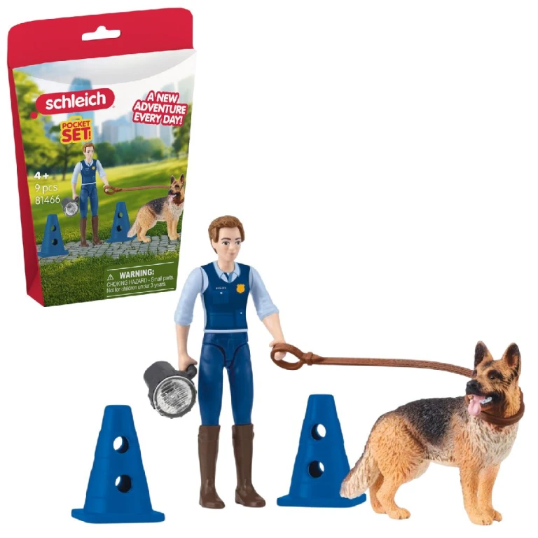 Schleich Police Operation Dierenfiguren set voor kinderen vanaf 4 jaar