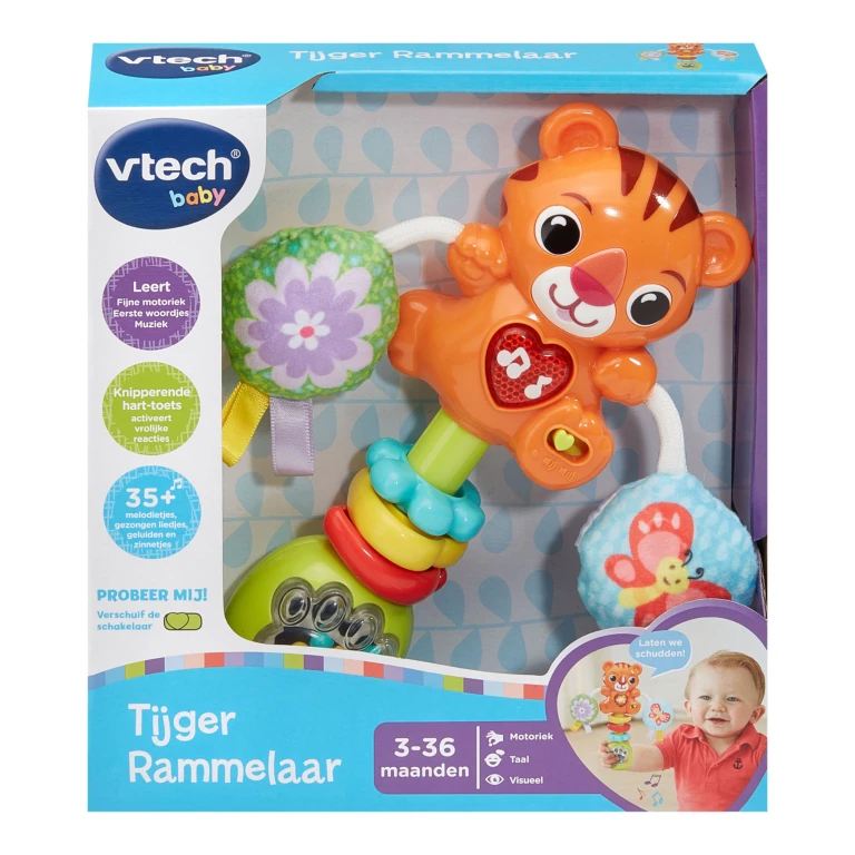 VTech Baby Tijger Rammelaar - 1 stuk