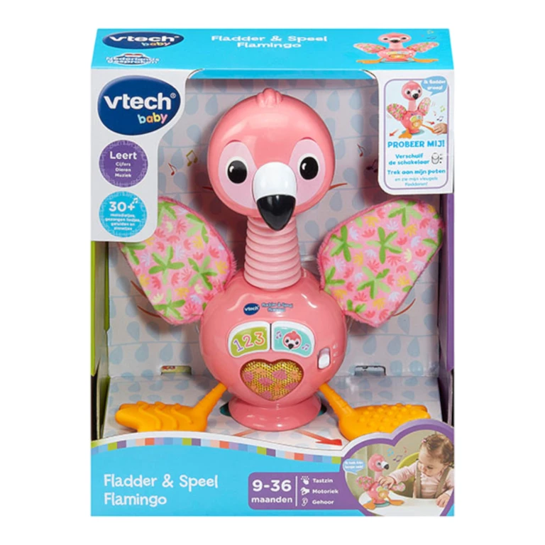 VTech Baby Fladder en Speel Flamingo - 1 stuk