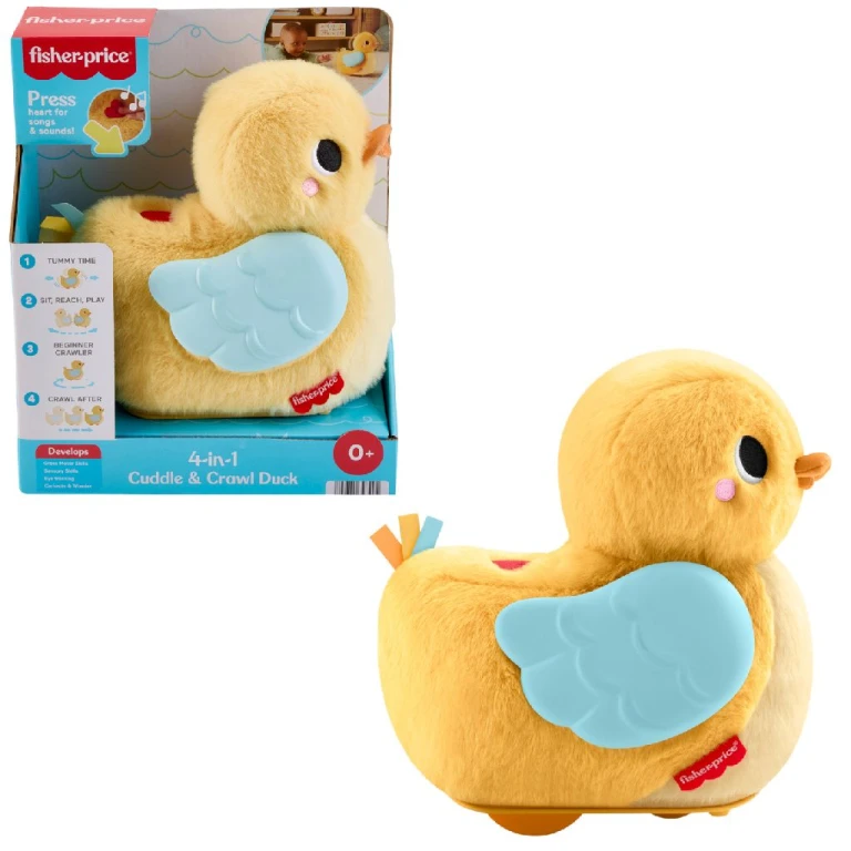 Knuffel Fisher-Price Kruip Eend