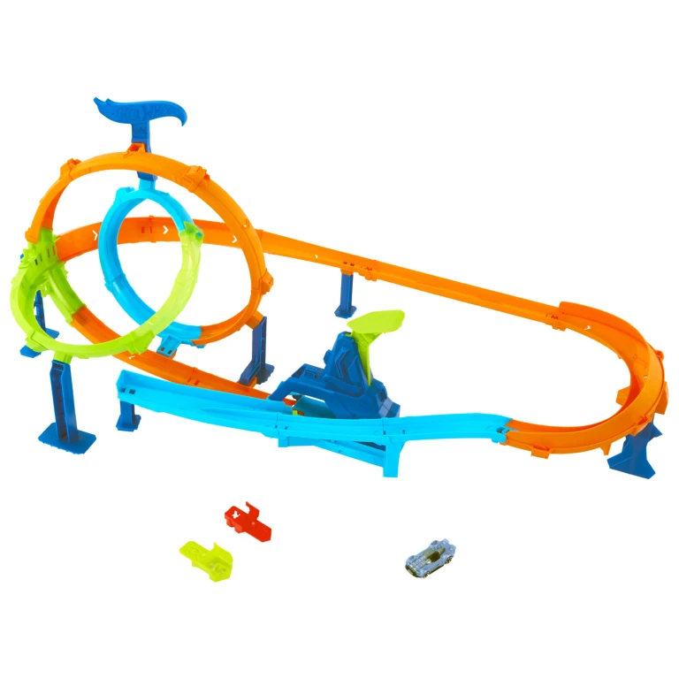 Hot Wheels Speelgoedauto Stuntbaan Snelle Lanceringscycloon 1 stuk