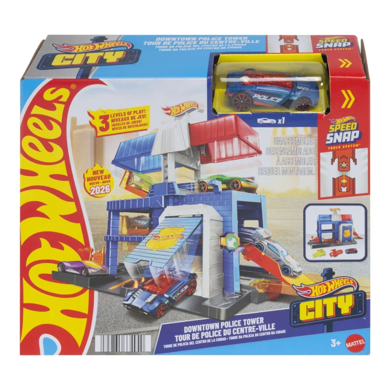 Hot Wheels Speelgoedauto Politietoren City Centrum 1 stuk