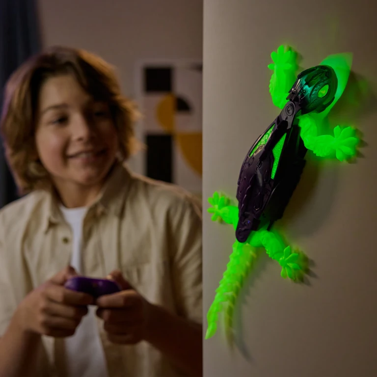HexBots Muurkruipende Gekko Glow-in-the-dark RC - 1 stuk