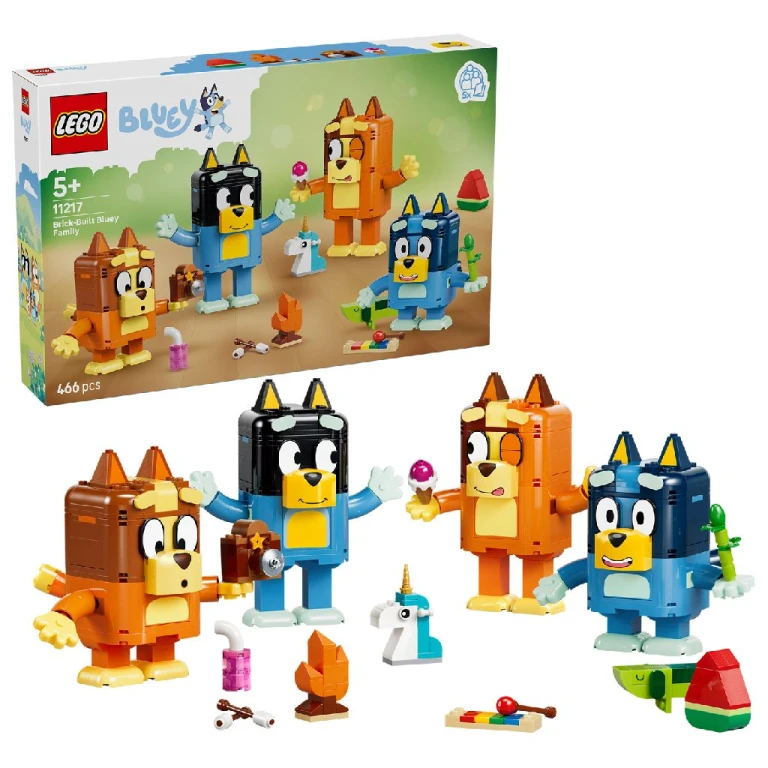 LEGO Bluey Bouwset Bluey en Familie - 4 figuren