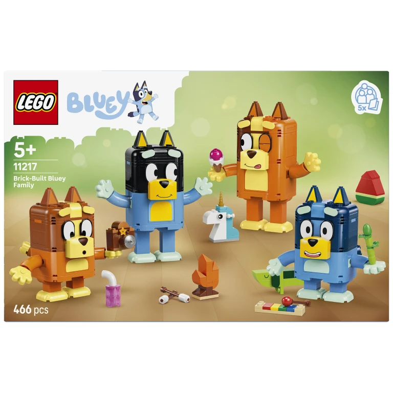 LEGO Bluey Bouwset Bluey en Familie - 4 figuren